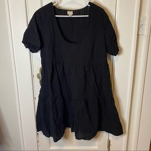 Scoop Neck Baby Doll Dress